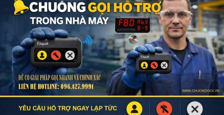 chuông gọi hỗ trợ trong nhà máy