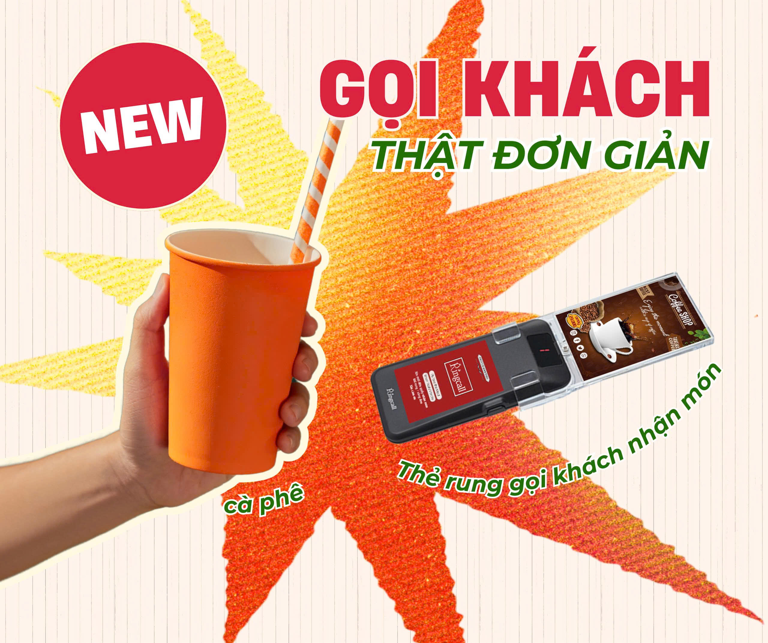 thẻ rung gọi khách